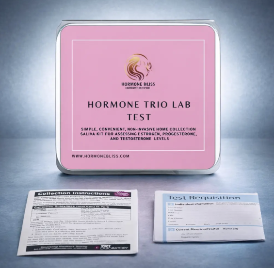 Hormone Bliss saliva test kit box